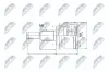 Gelenksatz, Antriebswelle Vorderachse rechts NTY NPZ-MZ-055 Bild Gelenksatz, Antriebswelle Vorderachse rechts NTY NPZ-MZ-055