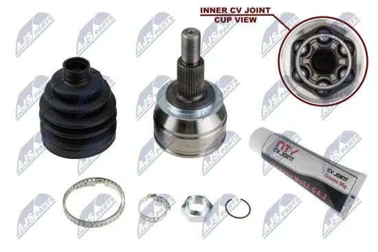 Gelenksatz, Antriebswelle Vorderachse beidseitig NTY NPZ-MZ-063 Bild Gelenksatz, Antriebswelle Vorderachse beidseitig NTY NPZ-MZ-063