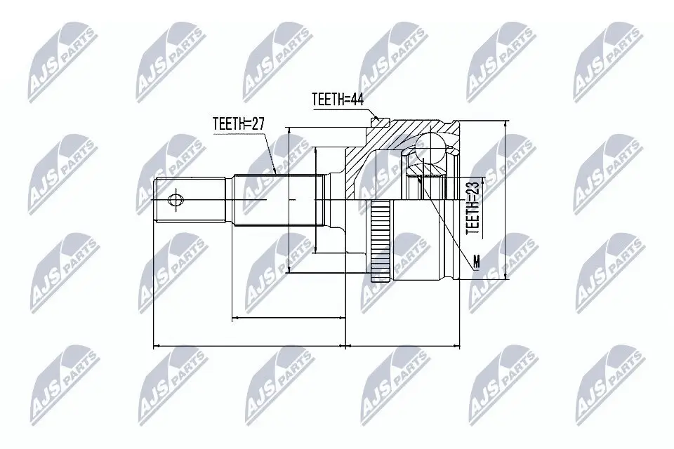 Gelenksatz, Antriebswelle NTY NPZ-NS-059