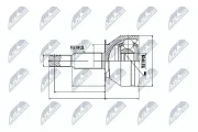 Gelenksatz, Antriebswelle NTY NPZ-NS-063