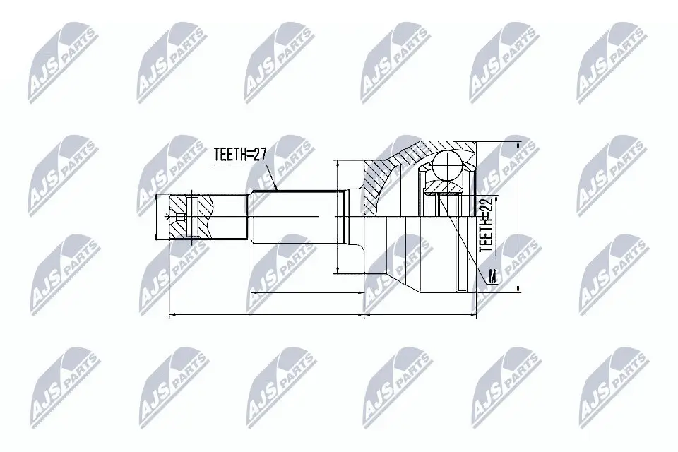 Gelenksatz, Antriebswelle NTY NPZ-NS-083