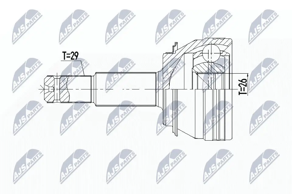 Gelenksatz, Antriebswelle NTY NPZ-NS-092