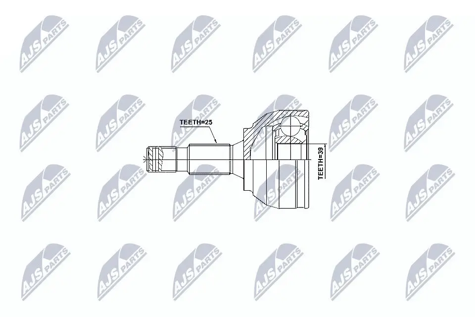 Gelenksatz, Antriebswelle NTY NPZ-PE-028