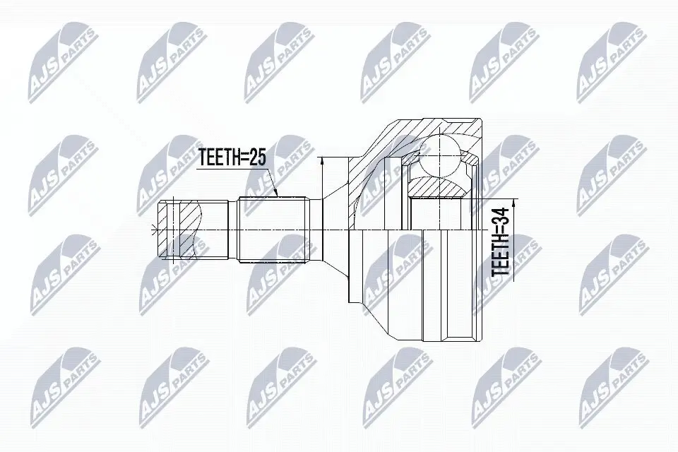 Gelenksatz, Antriebswelle NTY NPZ-PE-030