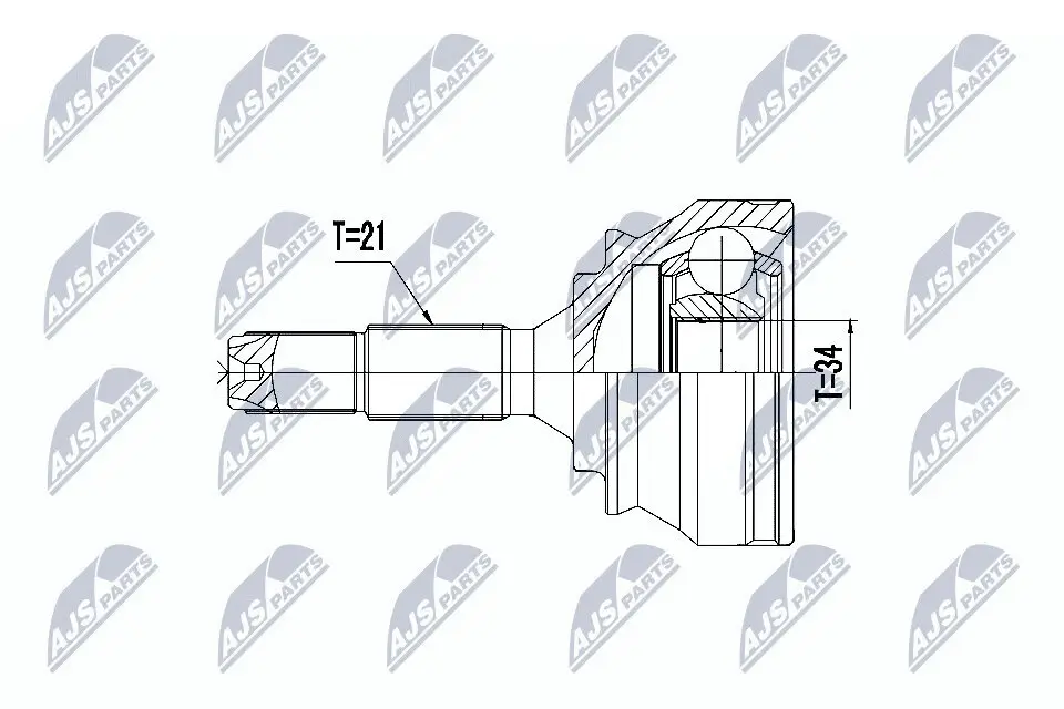 Gelenksatz, Antriebswelle NTY NPZ-PE-032