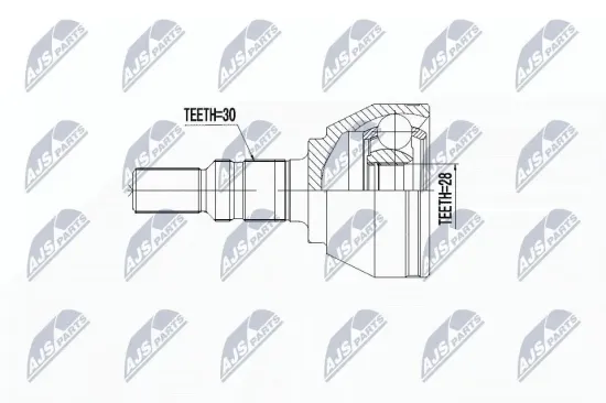 Gelenksatz, Antriebswelle NTY NPZ-PL-040 Bild Gelenksatz, Antriebswelle NTY NPZ-PL-040