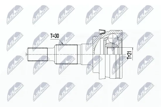 Gelenksatz, Antriebswelle radseitig Vorderachse NTY NPZ-PS-000 Bild Gelenksatz, Antriebswelle radseitig Vorderachse NTY NPZ-PS-000
