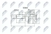 Gelenksatz, Antriebswelle NTY NPZ-RE-010