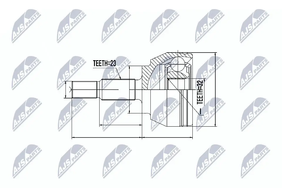 Gelenksatz, Antriebswelle NTY NPZ-RE-030