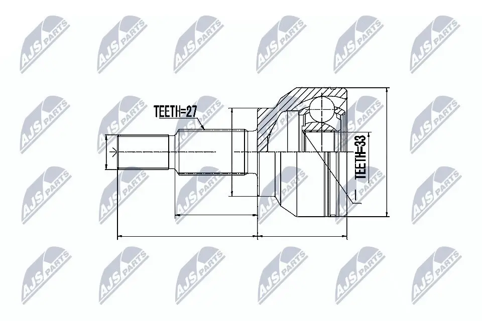 Gelenksatz, Antriebswelle NTY NPZ-RE-034