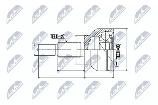 Gelenksatz, Antriebswelle NTY NPZ-RE-034 Bild Gelenksatz, Antriebswelle NTY NPZ-RE-034