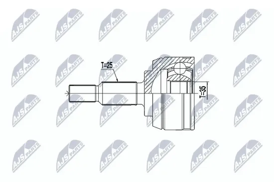 Gelenksatz, Antriebswelle radseitig NTY NPZ-RE-046 Bild Gelenksatz, Antriebswelle radseitig NTY NPZ-RE-046