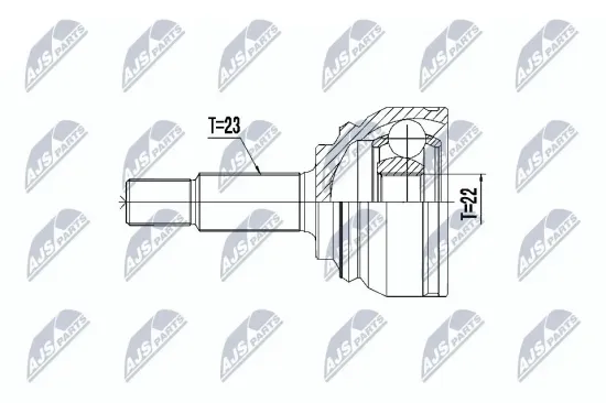 Gelenksatz, Antriebswelle NTY NPZ-RE-055 Bild Gelenksatz, Antriebswelle NTY NPZ-RE-055