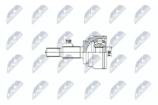 Gelenksatz, Antriebswelle NTY NPZ-RE-056 Bild Gelenksatz, Antriebswelle NTY NPZ-RE-056