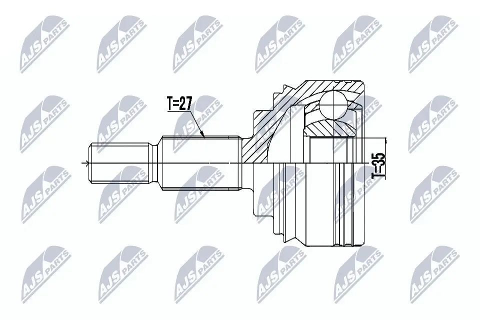 Gelenksatz, Antriebswelle NTY NPZ-RE-058