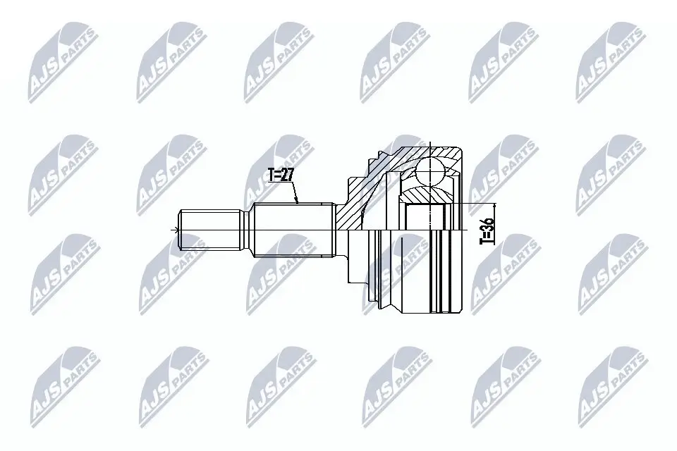 Gelenksatz, Antriebswelle NTY NPZ-RE-060