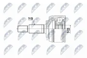 Gelenksatz, Antriebswelle NTY NPZ-RE-062