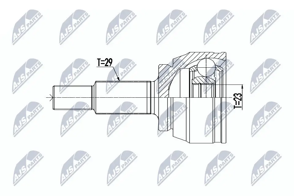 Gelenksatz, Antriebswelle NTY NPZ-RE-063