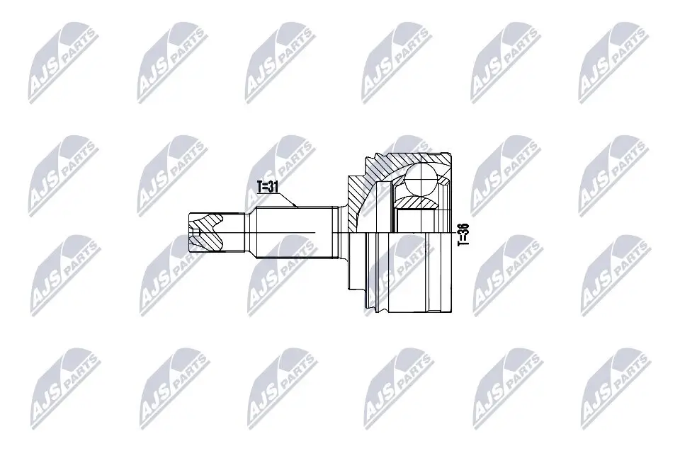 Gelenksatz, Antriebswelle Vorderachse NTY NPZ-RE-065