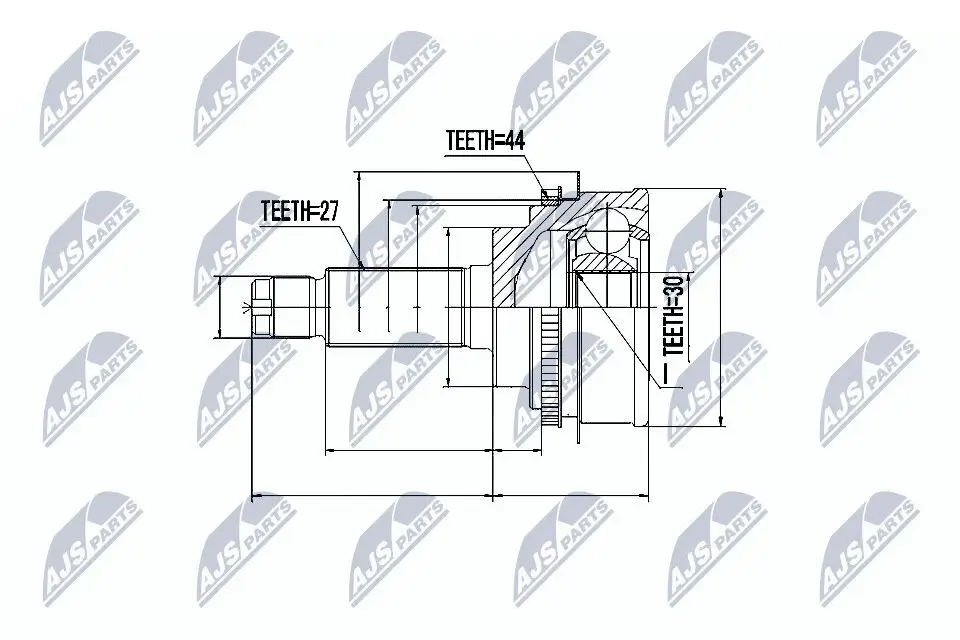 Gelenksatz, Antriebswelle NTY NPZ-SB-011