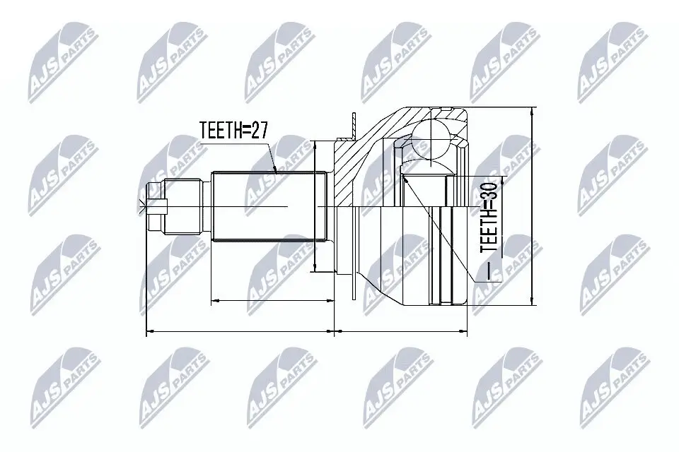 Gelenksatz, Antriebswelle NTY NPZ-SB-019