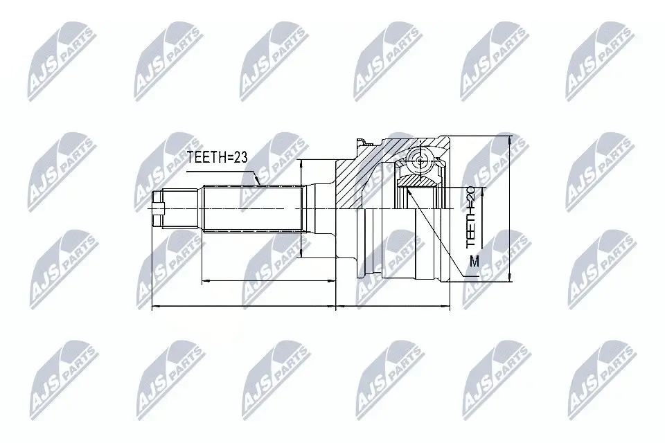 Gelenksatz, Antriebswelle NTY NPZ-SU-009