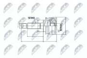 Gelenksatz, Antriebswelle NTY NPZ-SU-012