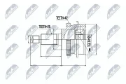 Gelenksatz, Antriebswelle NTY NPZ-SU-013