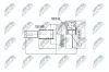 Gelenksatz, Antriebswelle radseitig Vorderachse NTY NPZ-TY-077 Bild Gelenksatz, Antriebswelle radseitig Vorderachse NTY NPZ-TY-077