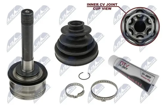 Gelenksatz, Antriebswelle Vorderachse links Vorderachse rechts getriebeseitig NTY NPZ-TY-078 Bild Gelenksatz, Antriebswelle Vorderachse links Vorderachse rechts getriebeseitig NTY NPZ-TY-078