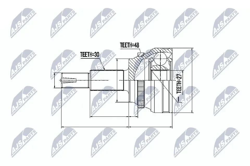 Gelenksatz, Antriebswelle NTY NPZ-TY-089