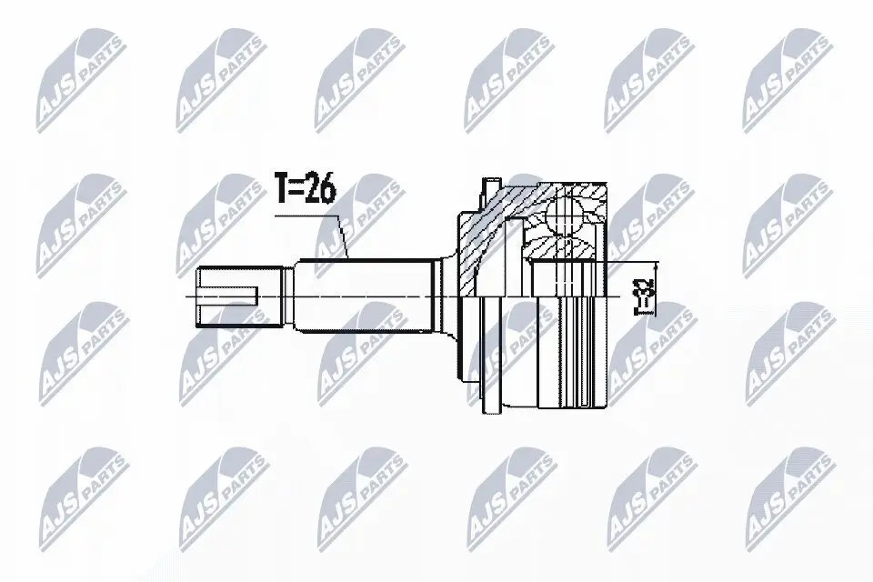 Gelenksatz, Antriebswelle NTY NPZ-TY-105