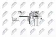 Gelenksatz, Antriebswelle NTY NPZ-TY-105