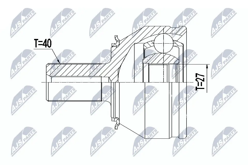 Gelenksatz, Antriebswelle NTY NPZ-VV-026