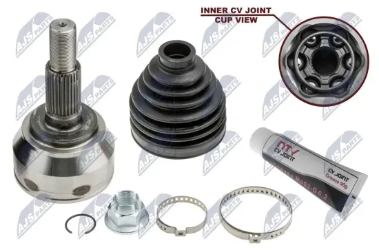 Gelenksatz, Antriebswelle Vorderachse links Vorderachse rechts NTY NPZ-VW-027 Bild Gelenksatz, Antriebswelle Vorderachse links Vorderachse rechts NTY NPZ-VW-027