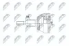 Gelenksatz, Antriebswelle radseitig Vorderachse NTY NPZ-VW-042 Bild Gelenksatz, Antriebswelle radseitig Vorderachse NTY NPZ-VW-042