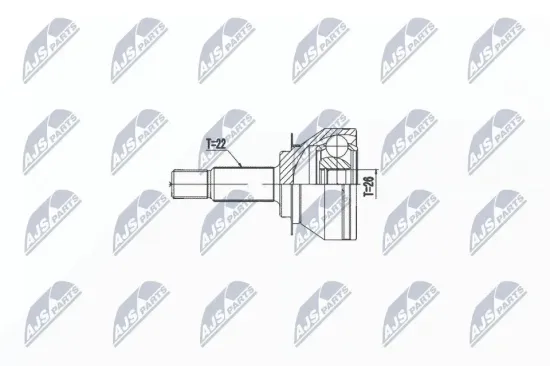 Gelenksatz, Antriebswelle Vorderachse NTY NPZ-VW-046 Bild Gelenksatz, Antriebswelle Vorderachse NTY NPZ-VW-046