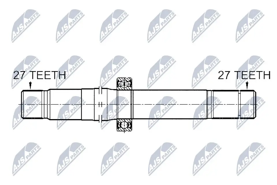 Antriebswelle NTY NWP-ME-003