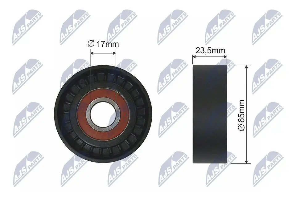 Spannrolle, Keilrippenriemen NTY RNK-AR-008