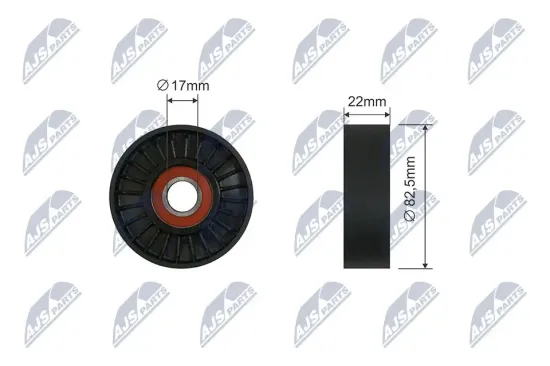 Spannrolle, Keilrippenriemen NTY RNK-AR-015 Bild Spannrolle, Keilrippenriemen NTY RNK-AR-015