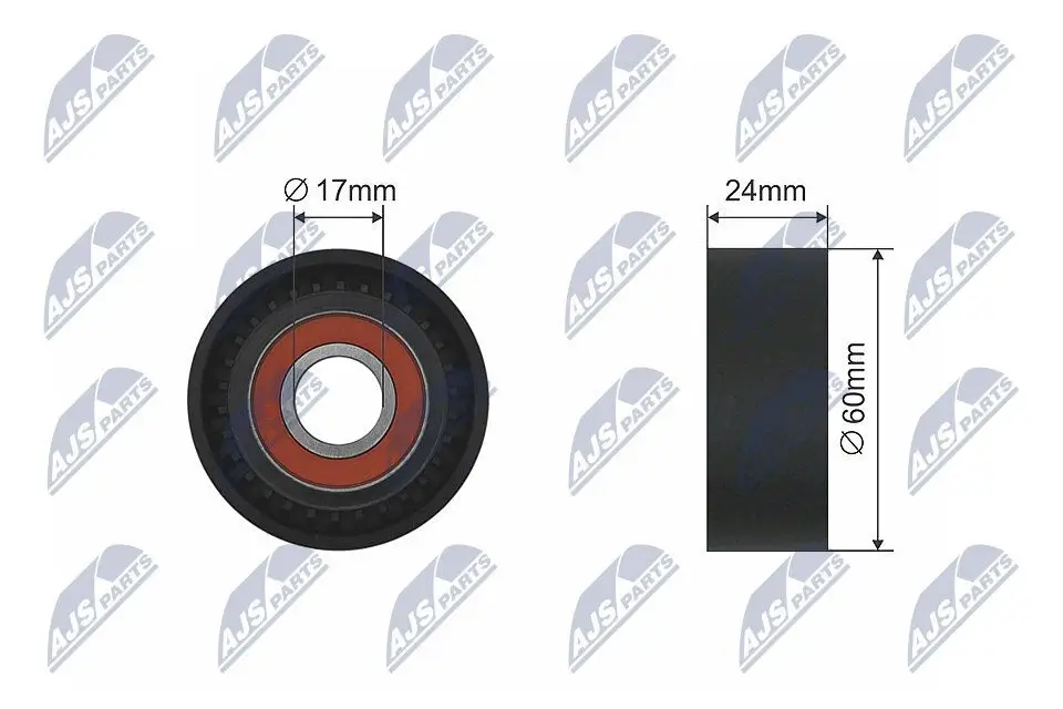 Spannrolle, Keilrippenriemen NTY RNK-AU-015