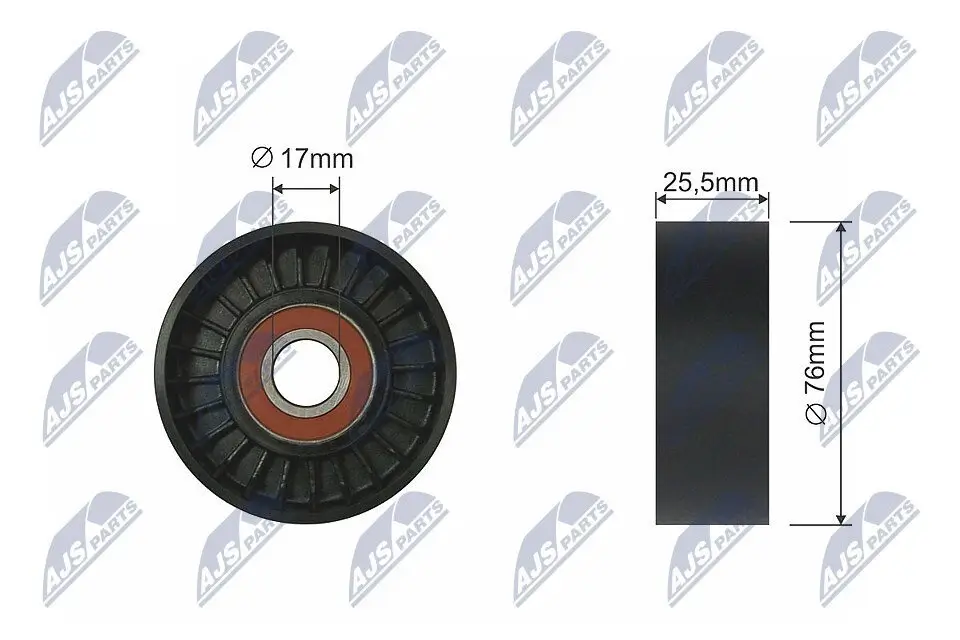 Spannrolle, Keilriemen NTY RNK-AU-033