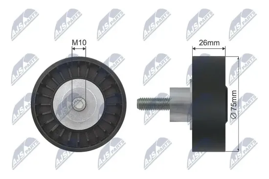 Umlenk-/Führungsrolle, Keilriemen NTY RNK-AU-034 Bild Umlenk-/Führungsrolle, Keilriemen NTY RNK-AU-034