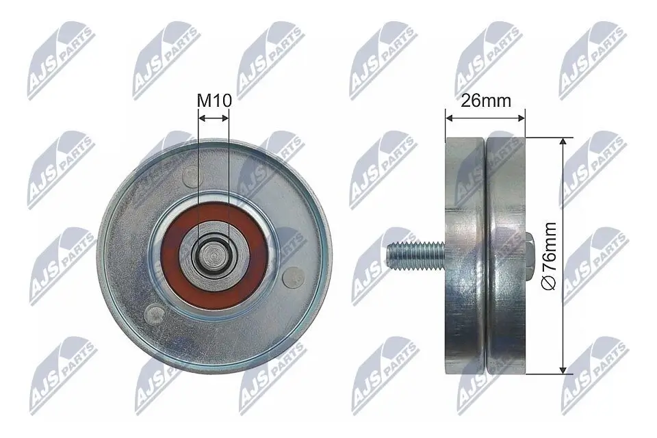 Umlenk-/Führungsrolle, Keilriemen NTY RNK-AU-050