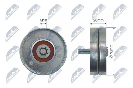 Umlenk-/Führungsrolle, Keilriemen NTY RNK-AU-050 Bild Umlenk-/Führungsrolle, Keilriemen NTY RNK-AU-050