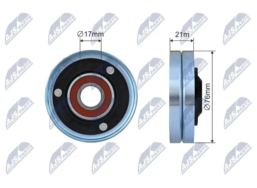 Umlenk-/Führungsrolle, Keilriemen NTY RNK-AU-054