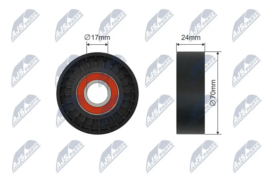 Spannrolle, Keilrippenriemen NTY RNK-AU-065