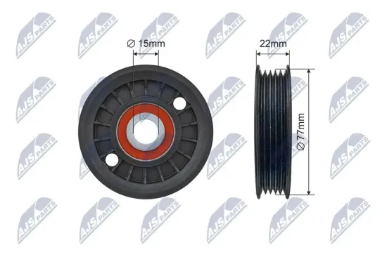 Spannrolle, Keilrippenriemen NTY RNK-AU-077 Bild Spannrolle, Keilrippenriemen NTY RNK-AU-077