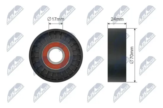 Spannrolle, Keilrippenriemen NTY RNK-AU-080 Bild Spannrolle, Keilrippenriemen NTY RNK-AU-080