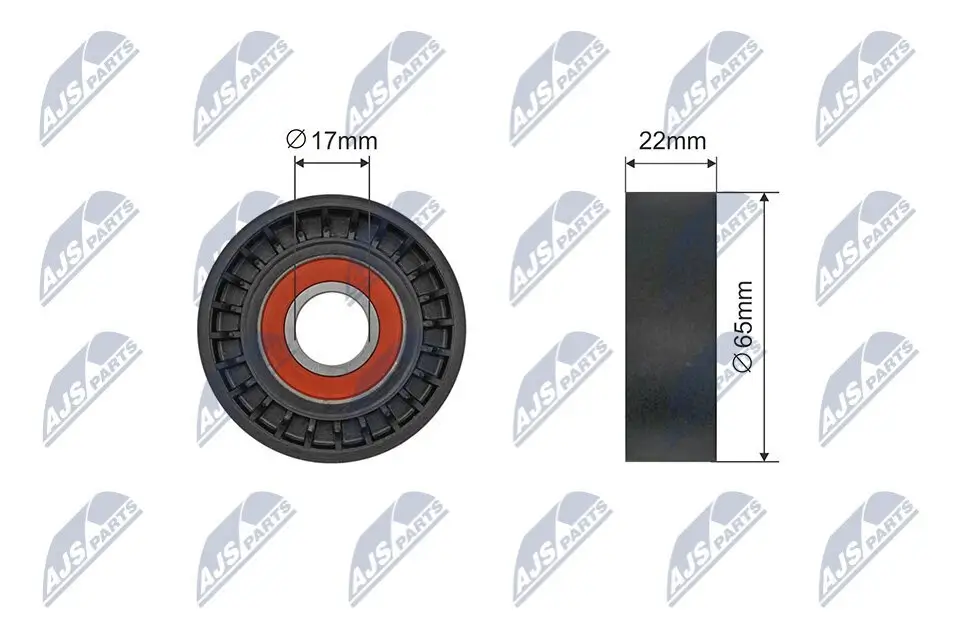 Spannrolle, Keilrippenriemen NTY RNK-AU-083